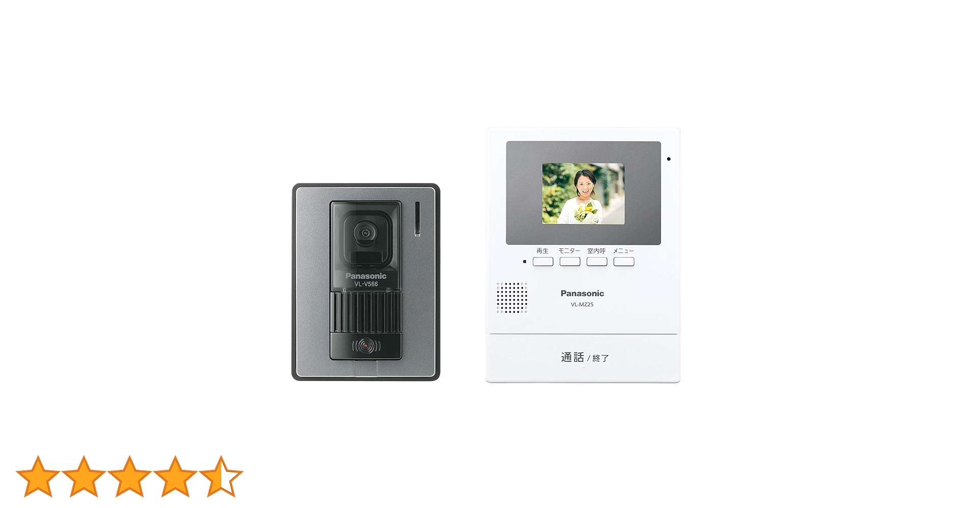 【未使用品】Panasonic テレビドアフォン VL-SZ25K Panasonic ドアホン/インターホン/チャイム VL-MZ25 (VL-SZ25K